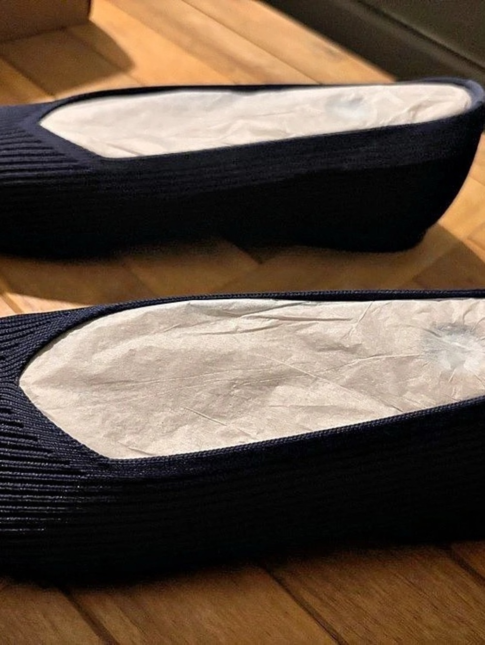 VIVAIA Margot 2.0 Square-Toe V-Cut Flats Blue US 7.5- New, in box
